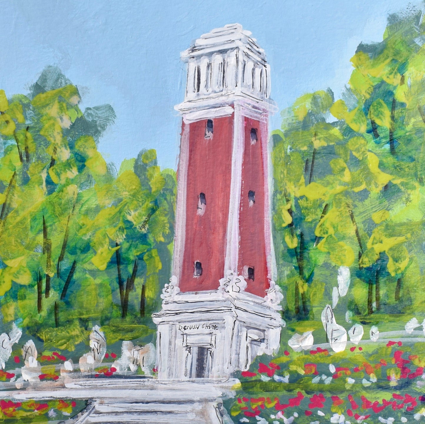 Alabama Landmark Acrylic Ornament