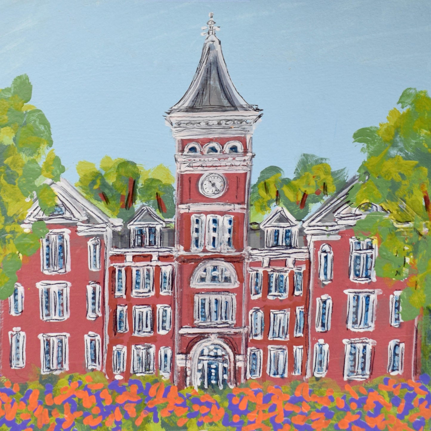 Clemson Landmark Acrylic Ornament