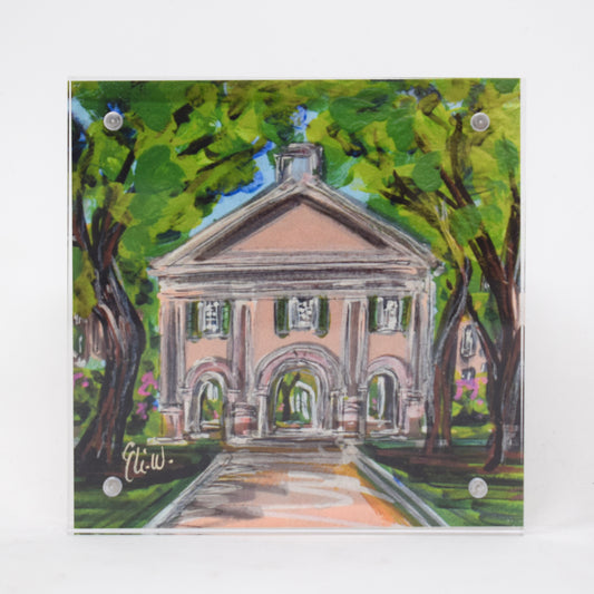 College of Charleston Landmark Acrylic Block - 4x4