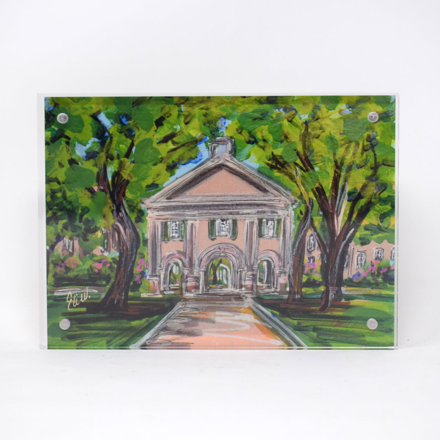 College of Charleston Landmark Acrylic Block - 5x7