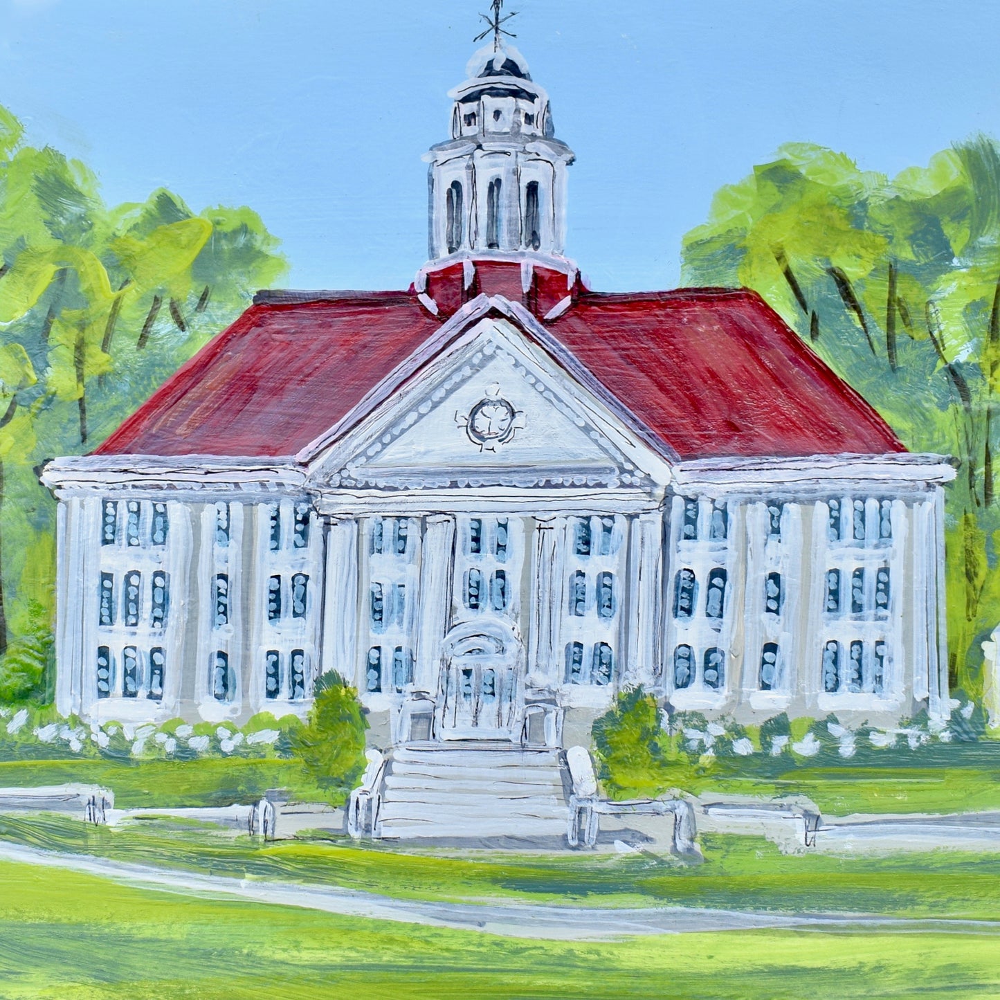 JMU Landmark Acrylic Ornament