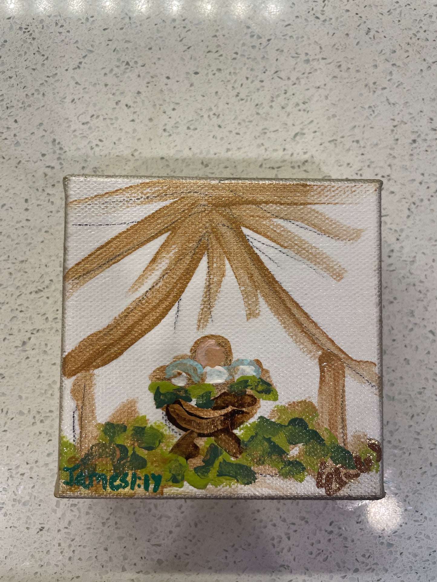 Baby Jesus Canvas