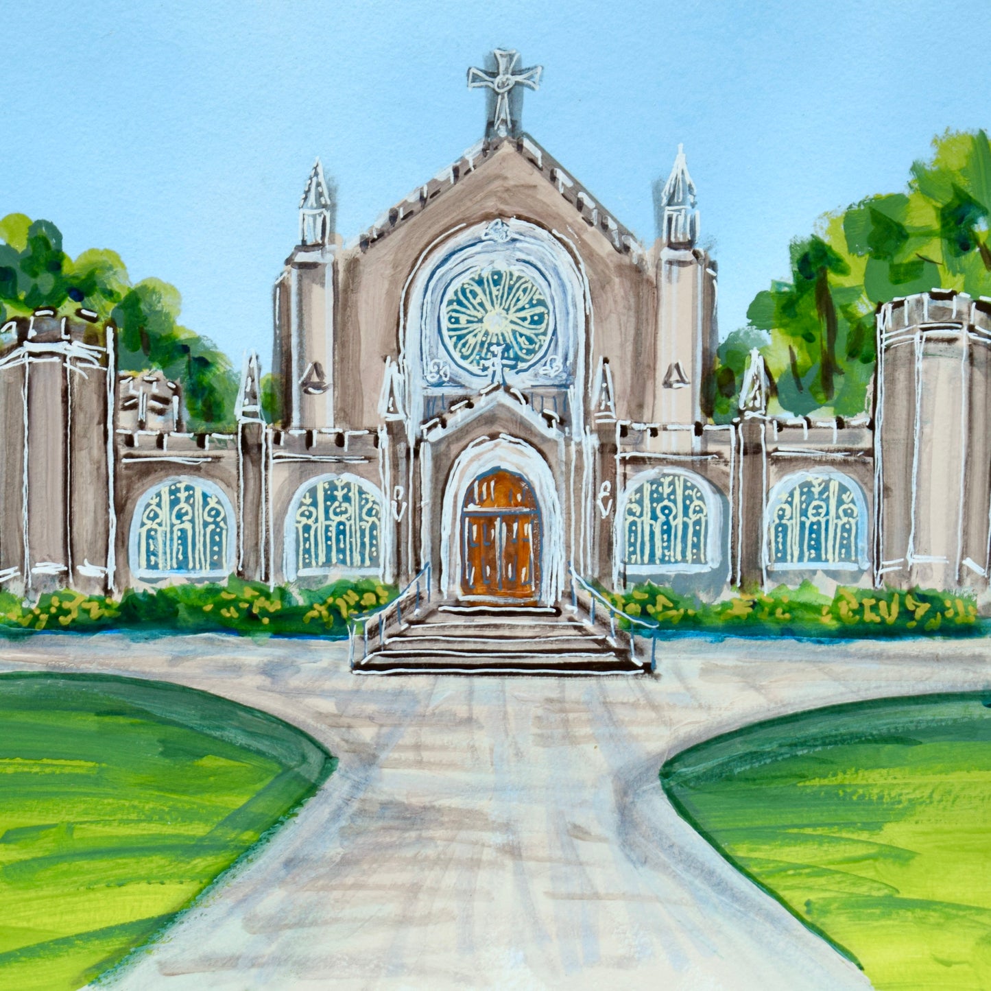 Sewanee Landmark Acrylic Ornament