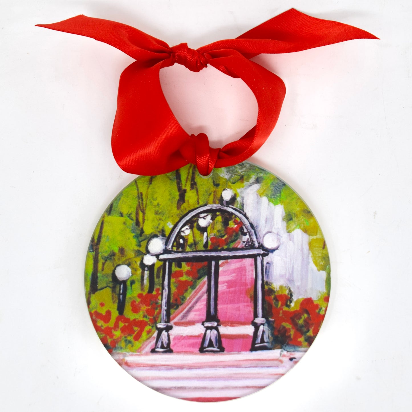 UGA Landmark Acrylic Ornament