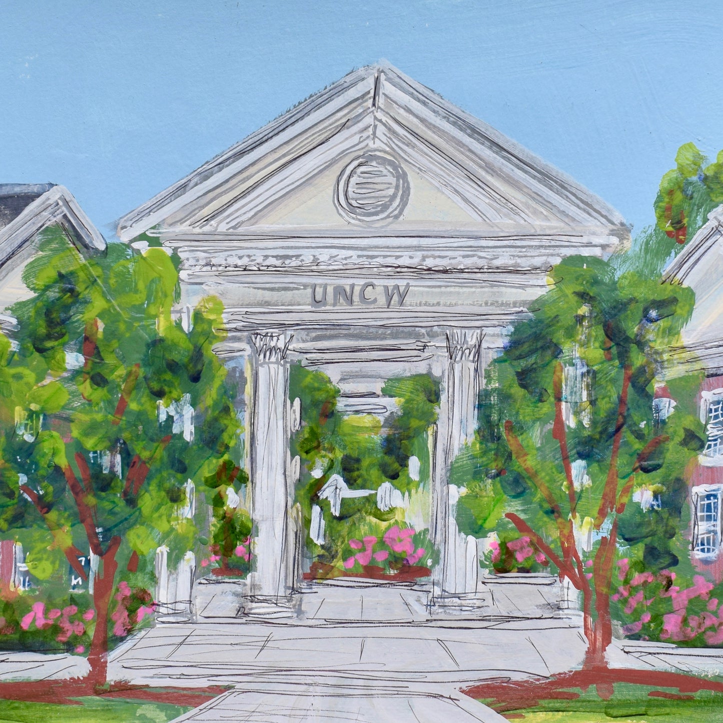 UNCW Landmark Acrylic Ornament