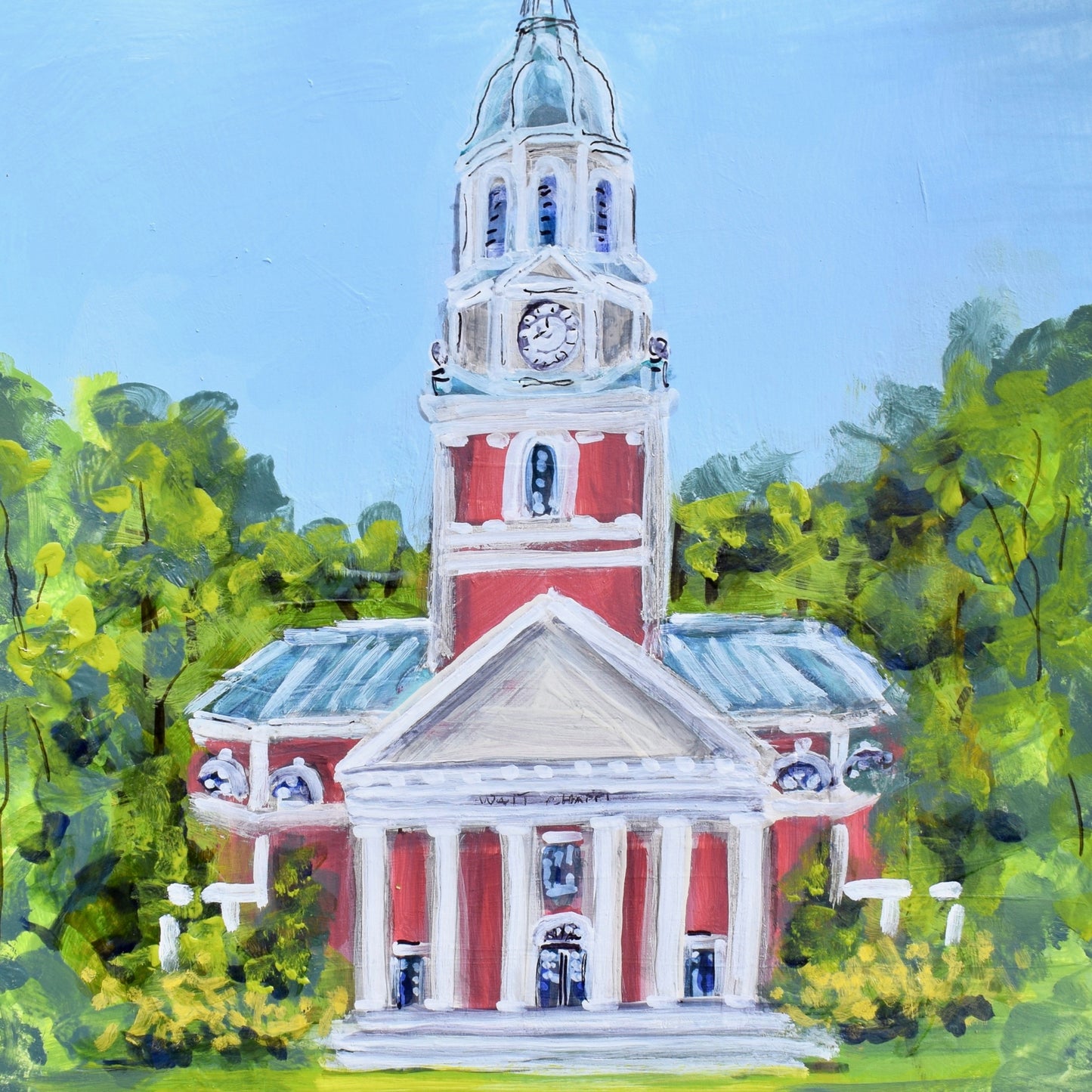 Wake Forest Landmark Acrylic Ornament