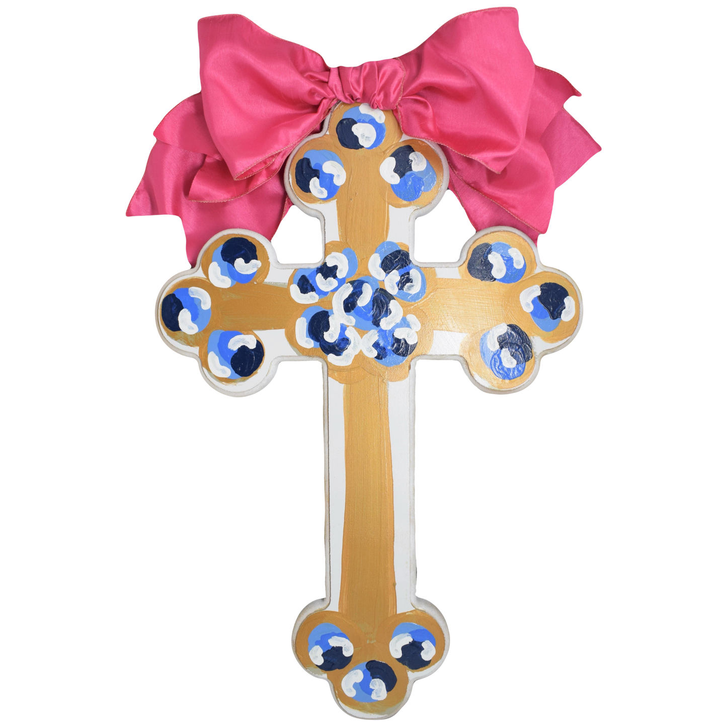 Pink Hallelujah Cross - 24"