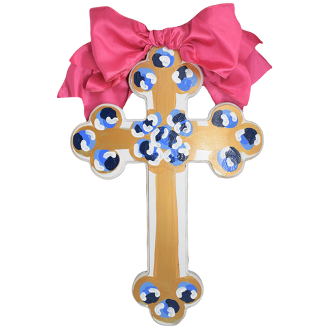 Pink Hallelujah Cross - 24"