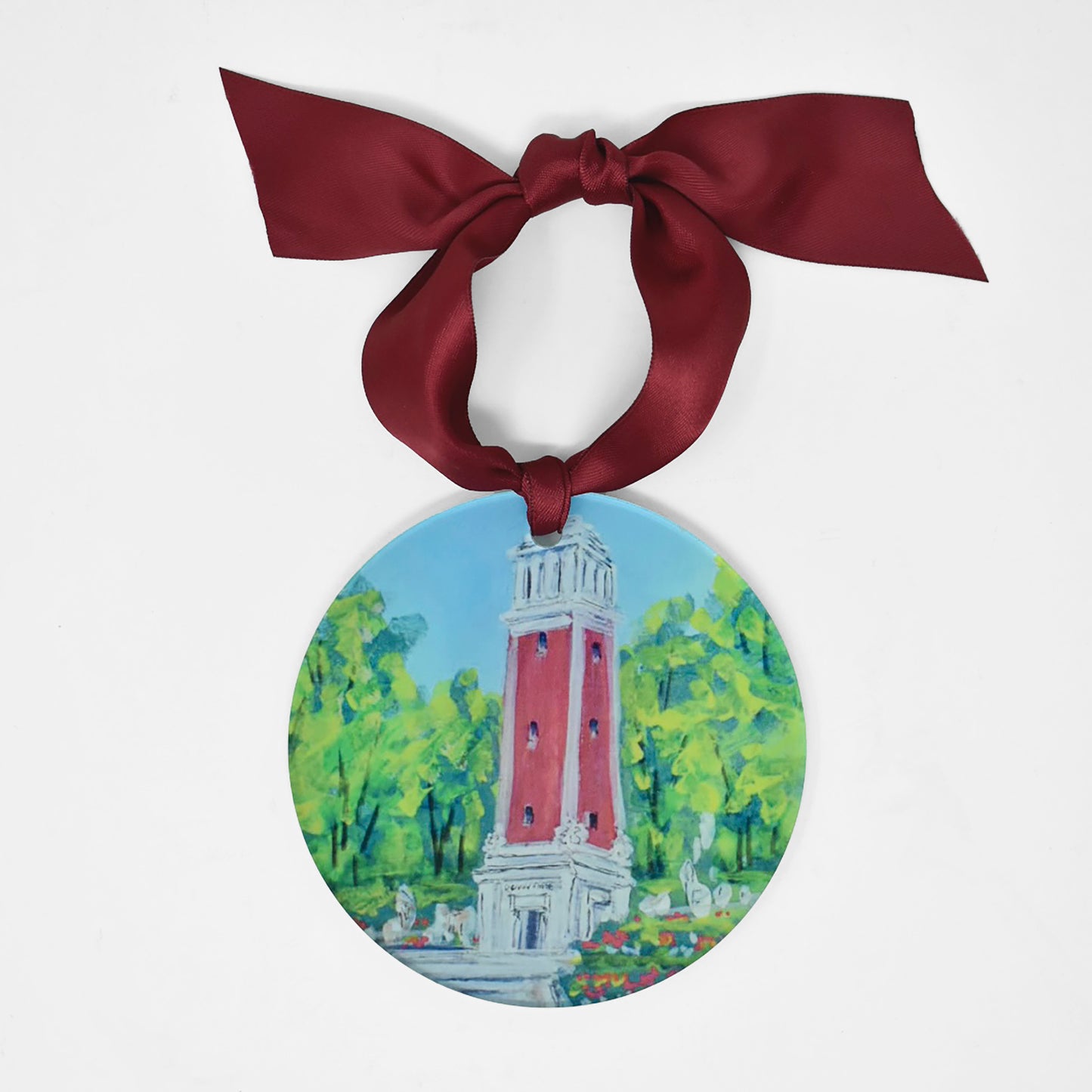 University of Alabama Landmark Acrylic Disc Ornament