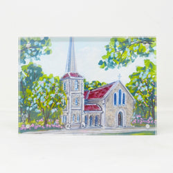 Christ Episcopal Church Landmark Acrylic Block - 5x7