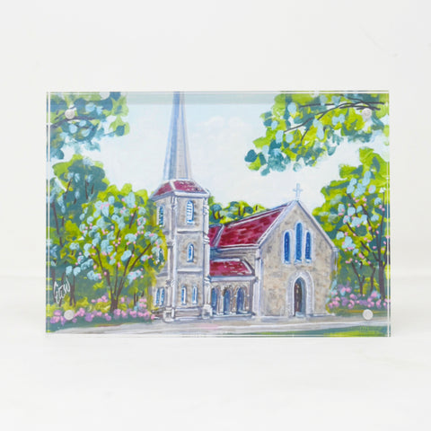 Christ Episcopal Church Landmark Acrylic Block - 5x7