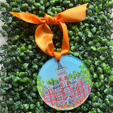 Clemson Landmark Acrylic Disc Ornament