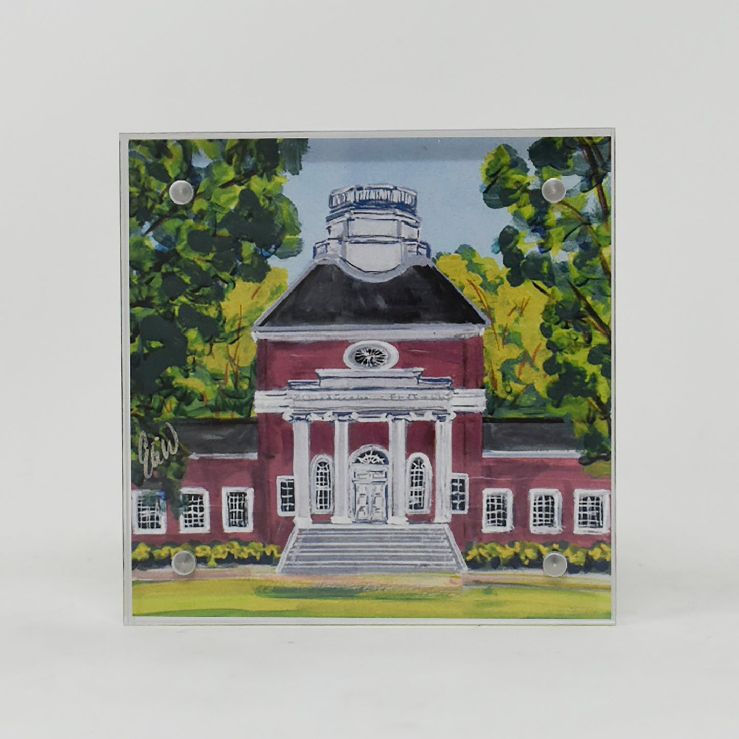 University of Delaware Landmark Acrylic Block - 4x4