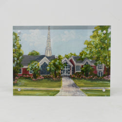 Hayes Barton Methodist Church Landmark Acrylic Block - 5x7