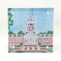 High Point University Landmark Acrylic Block - 4x4