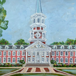 High Point University Landmark Acrylic Block - 4x4