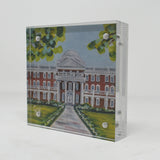 Longwood University Landmark Acrylic Block - 4x4