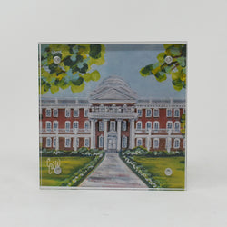 Longwood University Landmark Acrylic Block - 4x4