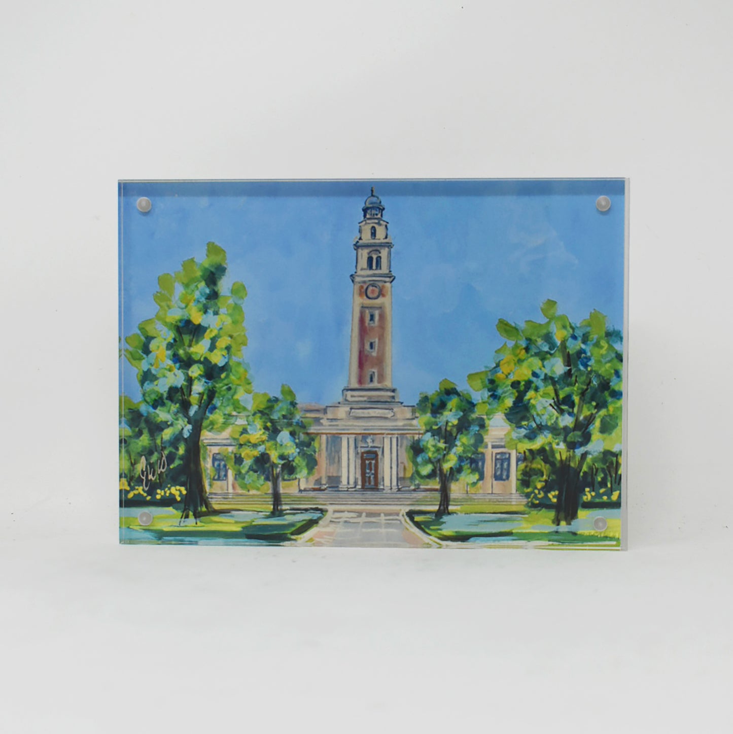 LSU Landmark Acrylic Block - 5x7