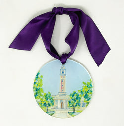 LSU Landmark Acrylic Disc Ornament
