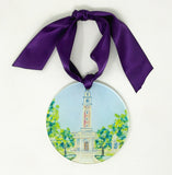 LSU Landmark Acrylic Disc Ornament