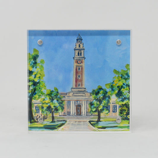 LSU Landmark Acrylic Block - 4x4