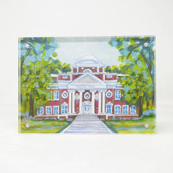 Presbyterian College Neville Hall Landmark Acrylic Block - 5x7