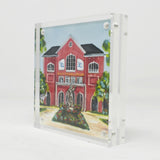 Presbyterian College Bailey Memorial Landmark Acrylic Block - 4x4