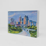 Raleigh Skyline Landmark Acrylic Block - 5x7