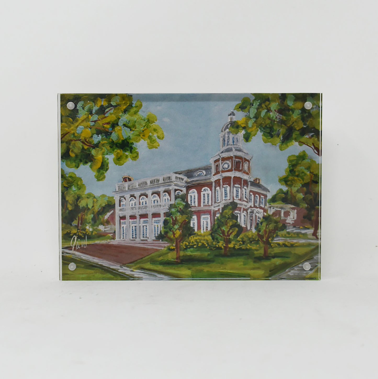 Randolph-Macon Landmark Acrylic Block - 5x7