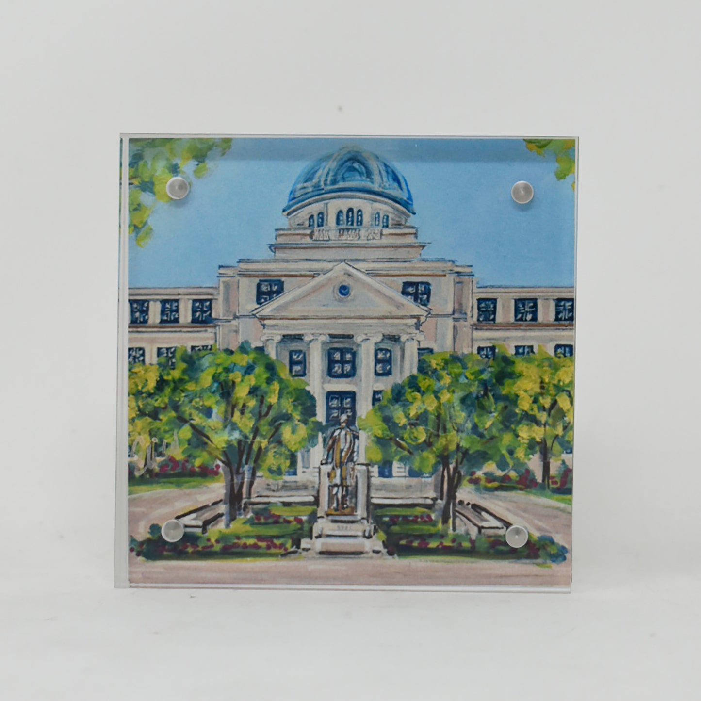 Texas A&M Landmark Acrylic Block - 4x4