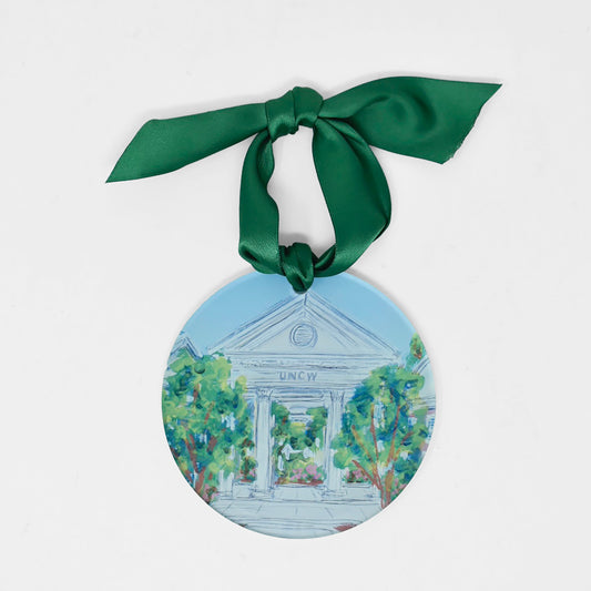 UNCW Landmark Acrylic Disc Ornament