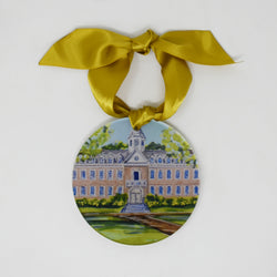William and Mary Landmark Acrylic Disc Ornament