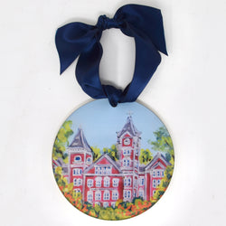 Auburn Landmark Acrylic Disc Ornament