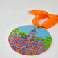 Clemson Landmark Acrylic Disc Ornament