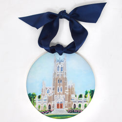 Duke Landmark Acrylic Disc Ornament