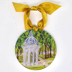 ECU Landmark Acrylic Disc Ornament