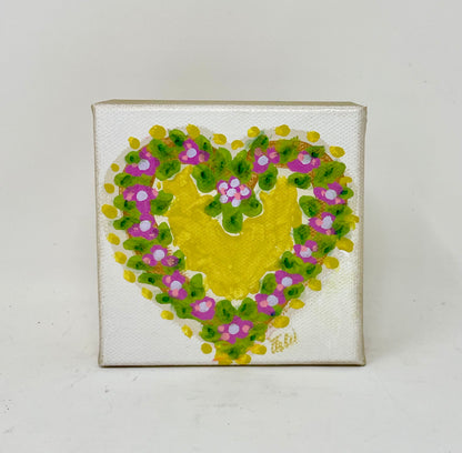Heart Floral Art/Citron