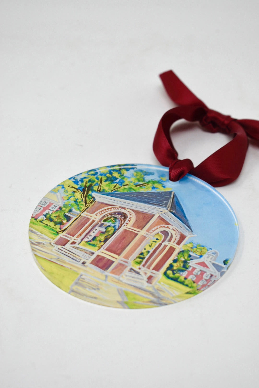 Hampden-Sydney Landmark Acrylic Disc Ornament