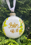 Church Ornament Glass Disc Ornament