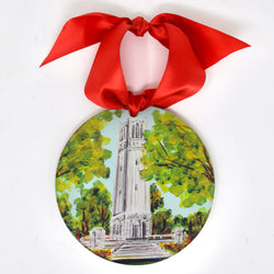 NCSU Landmark Acrylic Disc Ornament