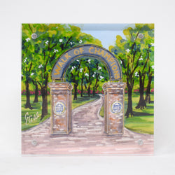 Ole Miss Landmark Acrylic Block - 4x4