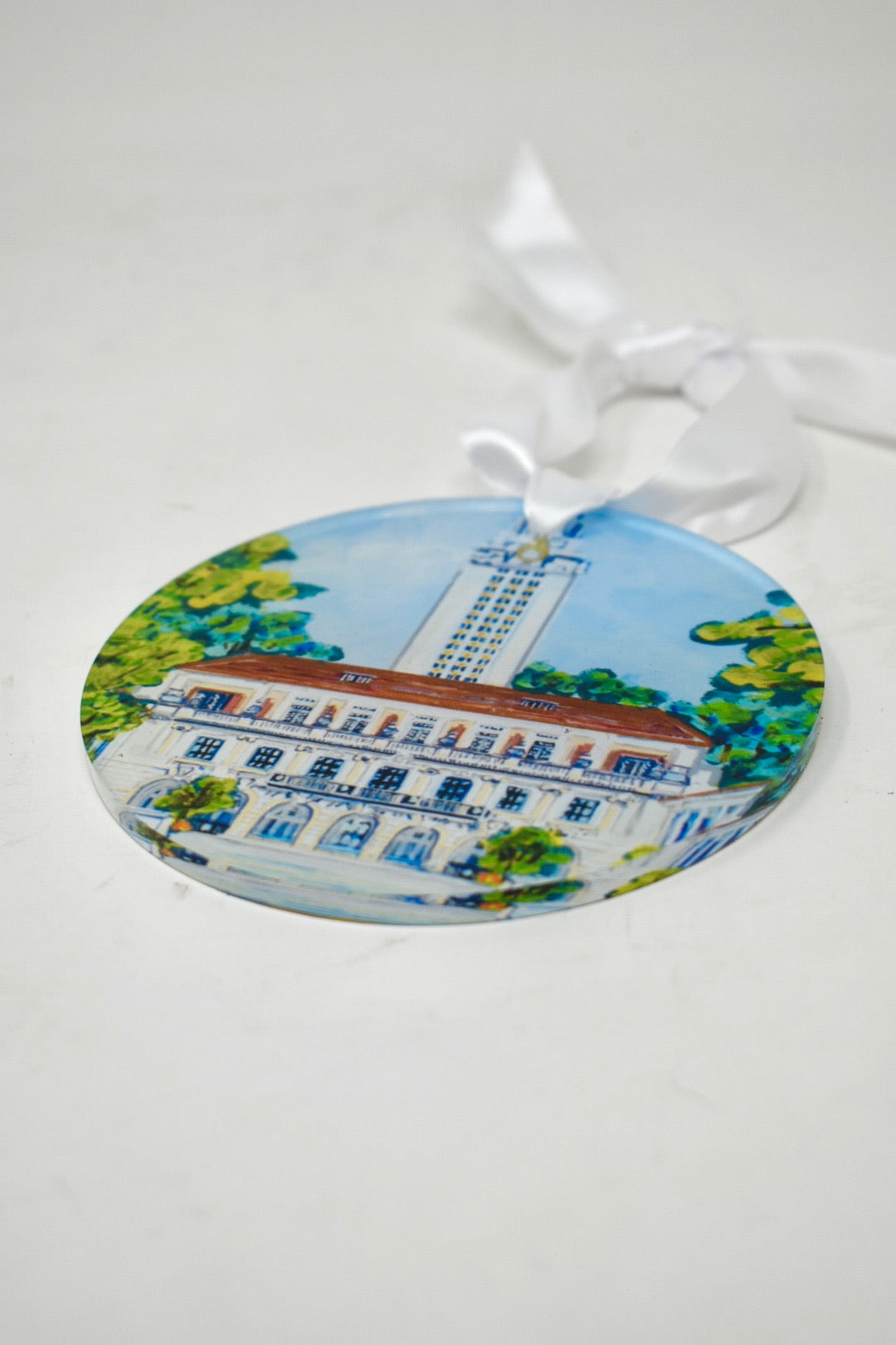 University of Texas Landmark Acrylic Disc Ornament