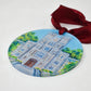 Virginia Tech Landmark Acrylic Disc Ornament