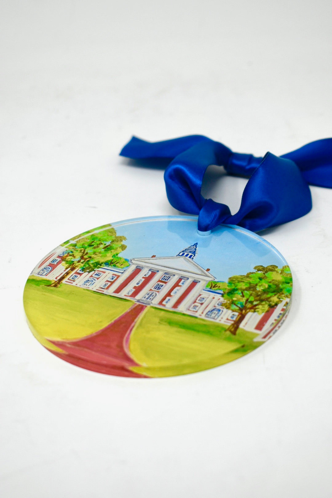 Washington and Lee Landmark Acrylic Disc Ornament