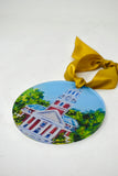 Wake Forest Landmark Acrylic Disc Ornament