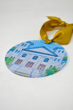 Wofford Landmark Acrylic Disc Ornament