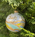 Church on A Hill 2023 Glass Ball Ornament