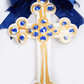 Hallelujah Cross (blue)