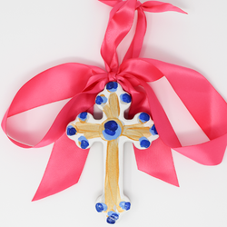 Hallelujah Cross (pink)